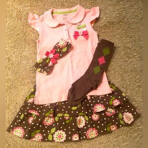 Gymboree girls 4 piece spring set SZ 5